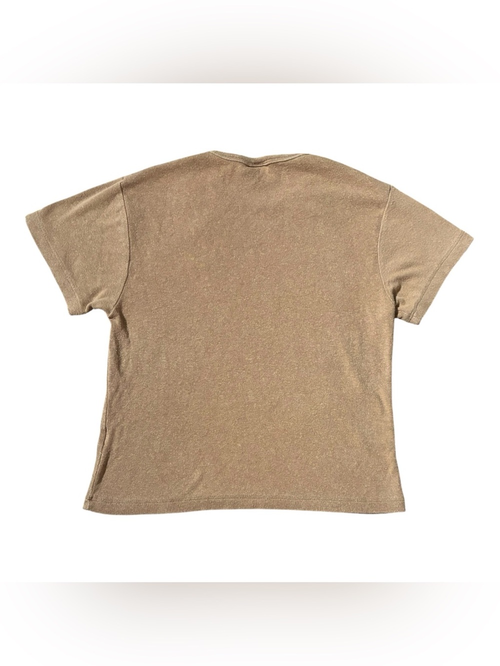 Jungmaven Isola Baby Tee Hemp Organic Cotton Short Sleeve T-Shirt Tan - Picture 2 of 4